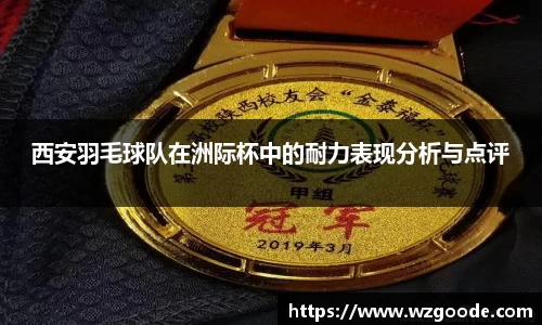 西安羽毛球队在洲际杯中的耐力表现分析与点评